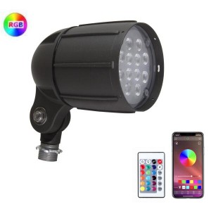 IP65 6W RGBW Color Changing LED Garden Spotlight