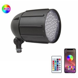 30W RGBW Color Changing Garden Floodlight with Spike