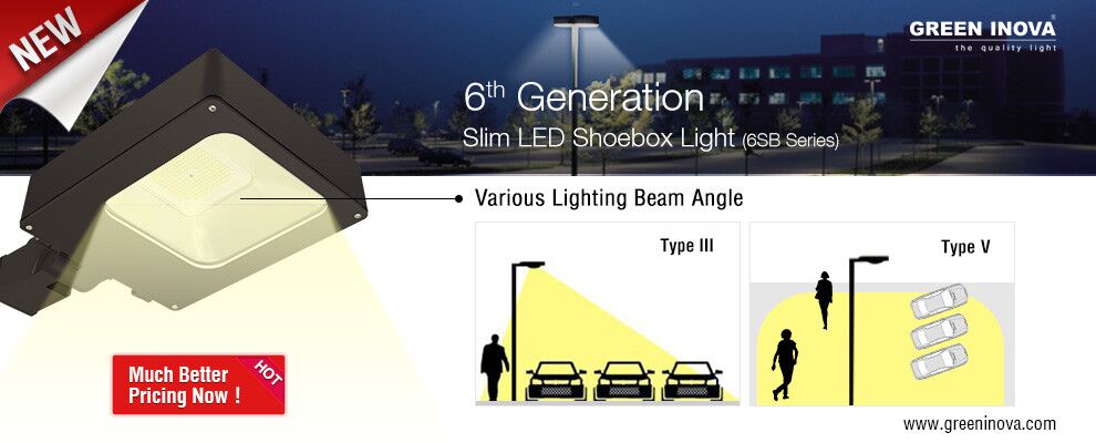 Gen6 LED Shoebox Light(6SB Series)_Green Inova_AD5