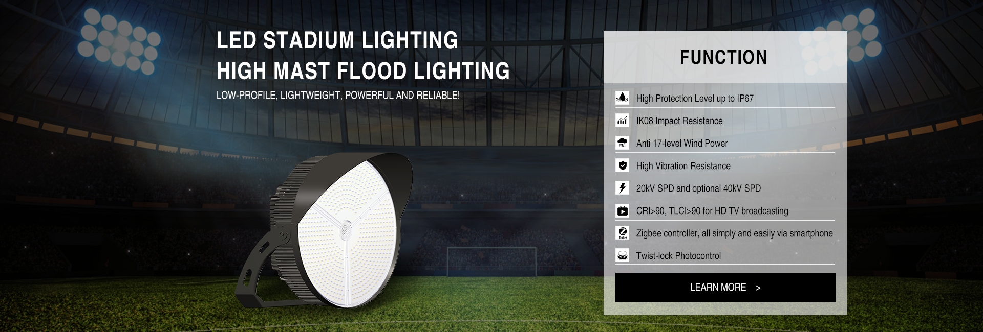 LED stadium light 300w 400w 500w 600w 750w 900w 100w-Green Inova