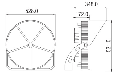 LED-stadion-light-950W-1200W-dimensie