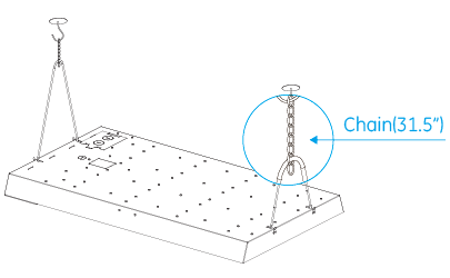 Linear high bay Chain Mount-Green Inova